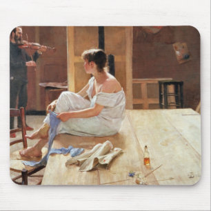 Efter posera, 1884 musmatta
