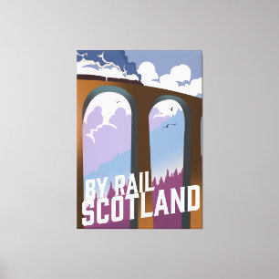 Efter Rail Scotland Canvastryck