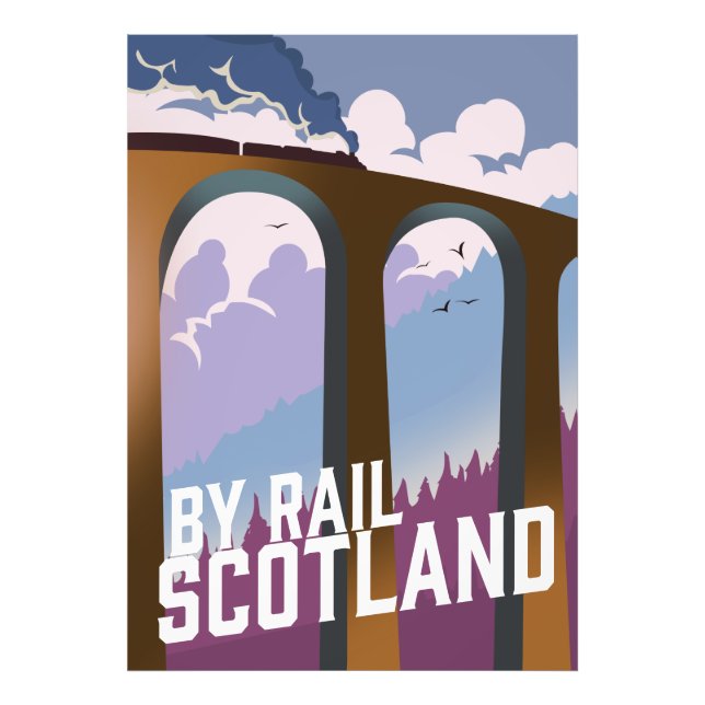 Efter Rail Scotland Fototryck (Framsidan)