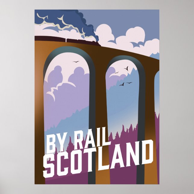 Efter Rail Scotland Poster (Framsidan)