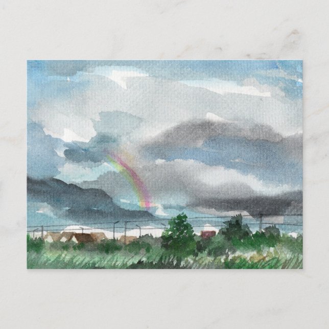Efter regn vykort (Framsida)
