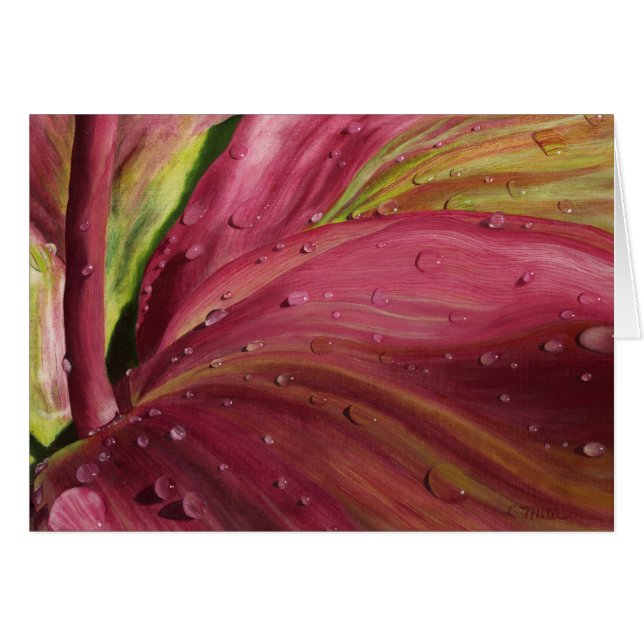 "Efter regnet" Hälsningskort (Framsidan Horizontal)