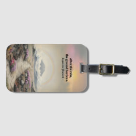 Efter regnet (japansk vattenfärgslandskapskonst) bagagebricka