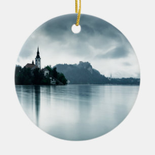 Efter regnet vid Sjö Bled Julgransprydnad Keramik