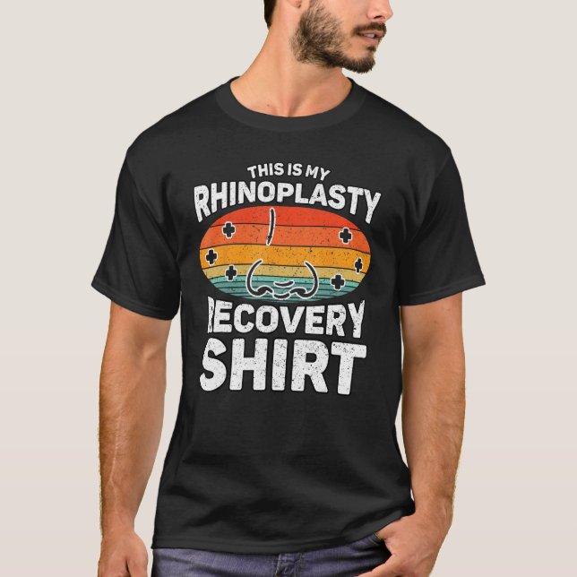 Efter rinoplastisk kirurgi efter näskirurgi Rhinop T Shirt (Framsida)