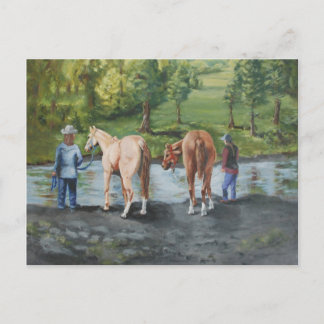 Efter ritten på den Quinn ängen Vykort