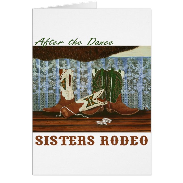 Efter Rodeo Dance ~ Hälsningskort (Framsidan)