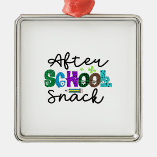 Efter School Snack Julgransprydnad Metall