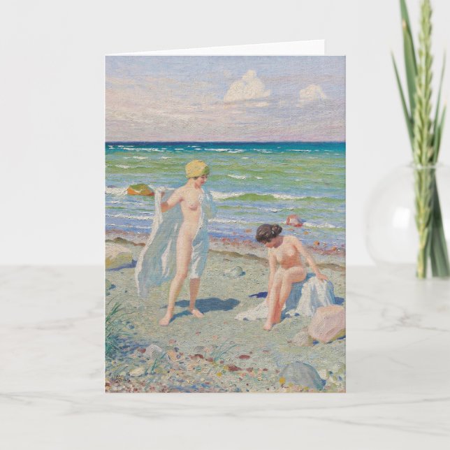 Efter Simman | Paul Fischer Kort (Framsida)