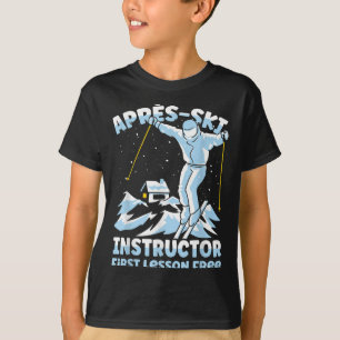 Efter skidinstruktör Skidåkning _1 T Shirt