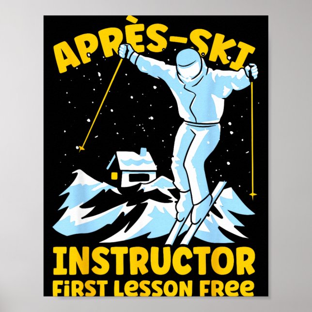 Efter skidlärare som åker Efter skidlärare s Poster (Framsidan)