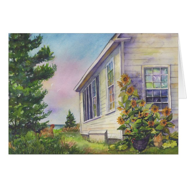 Efter skola aktiviteter, den Mohegan ön, kort (Framsidan Horizontal)