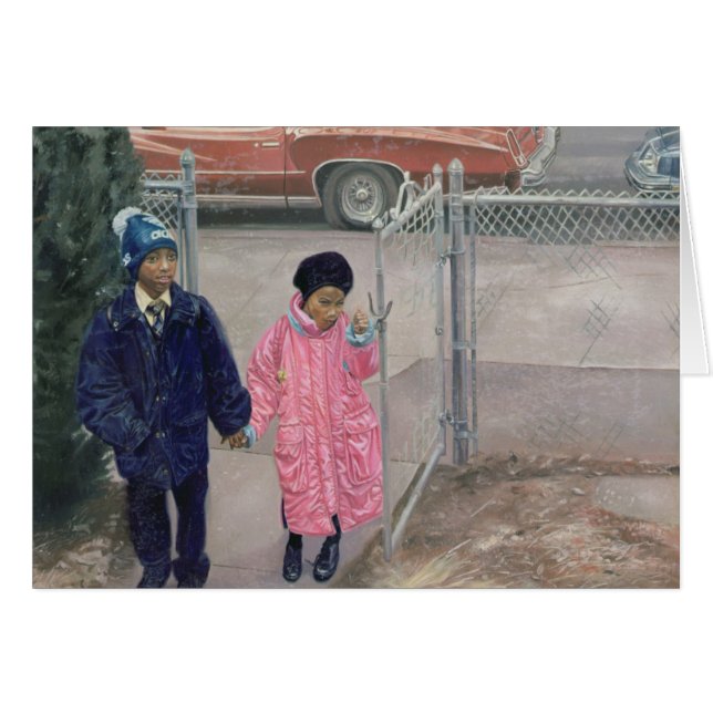 Efter skolan 1991 hälsningskort (Framsidan Horizontal)