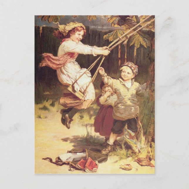 Efter skolan vykort (Framsida)