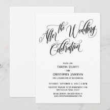 Efter skript i Bröllop Firande