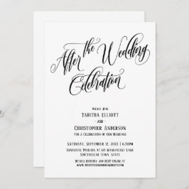 Efter skript i Bröllop Firande Inbjudningar