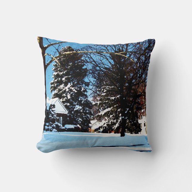 Efter snöstormen kudde (Framsida)