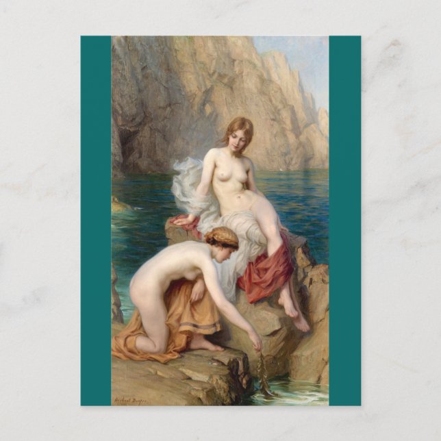 Efter sommarhavsöppning vykort (Framsida)