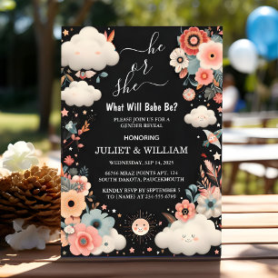 Efter Stash Roligt Cloud Family i Spanska Genderna Inbjudningar