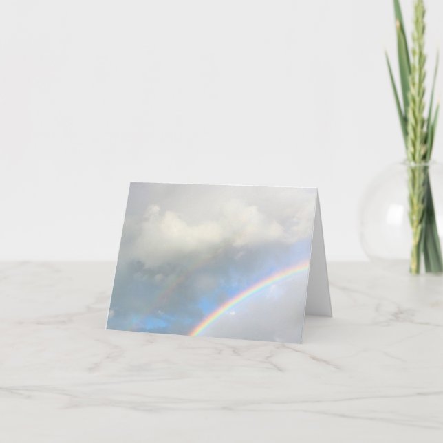 Efter Storm Rainbow Helgkort (Framsida)