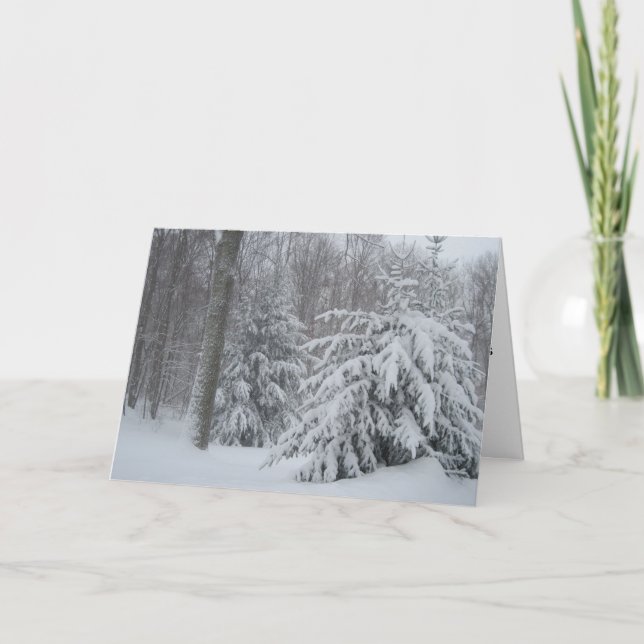 Efter stormjulkortet helgkort (Framsida)