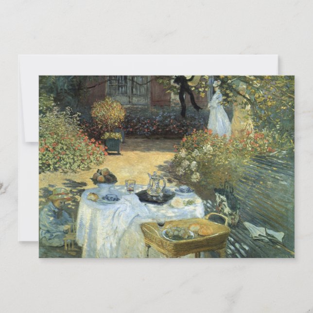 Efter Tea Party Impressionism Art Möhippa Inbjudningar (Framsida)