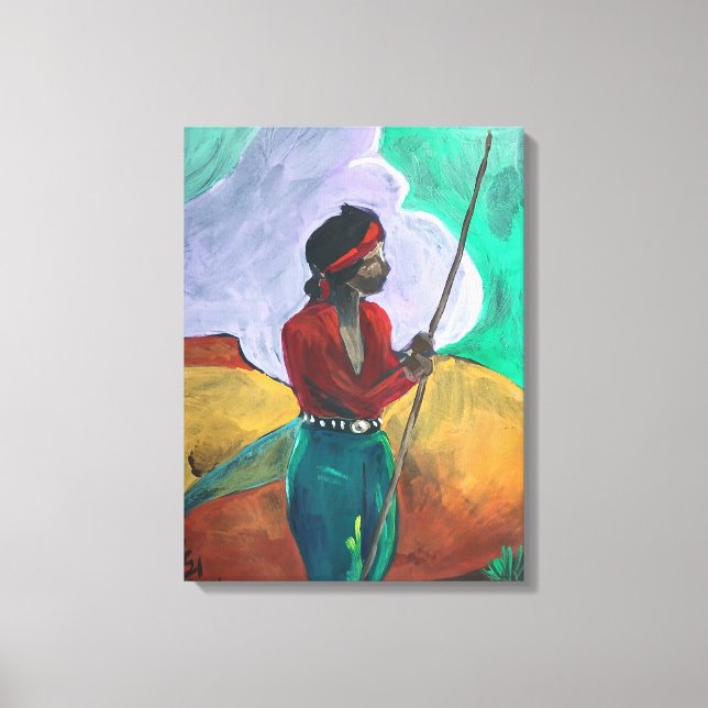 Efter Teckning - lilla Shepard Canvastryck (Framsida)