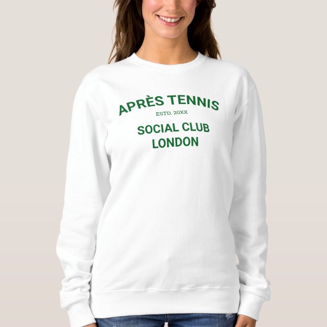 Efter Tennis Klub T Shirt (Framsida)