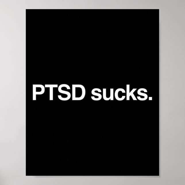 Efter traumatiskt Stressa Ptsd-medvetenhet Poster (Framsidan)