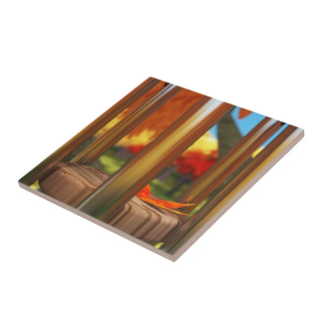 Efter Vindens dekorativa panel Kakelplatta (Sidan)