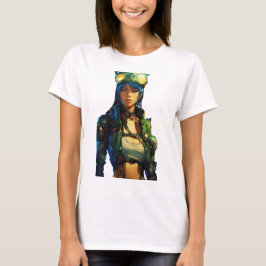 Efterapokalyptisk cyborg t shirt