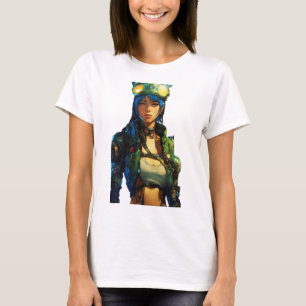 Efterapokalyptisk cyborg t shirt