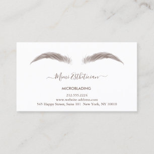 Efterbehandlingsanvisningar Eyebrow Ros Microblade Visitkort