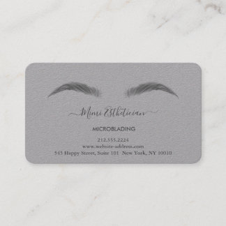 Efterbehandlingsanvisningar Eyebrow Ros Microblade Visitkort