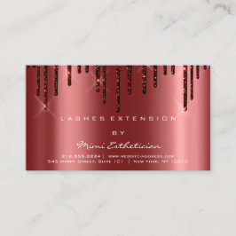 Efterbehandlingsanvisningar Lash Burgundy Drips Sp Visitkort