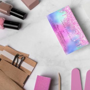 Efterbehandlingsanvisningar Lash Ro Rosa Drips Spa Visitkort