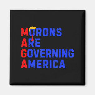 Efterblivna styr Amerika Roligt Trump 2024 _1 Magnet
