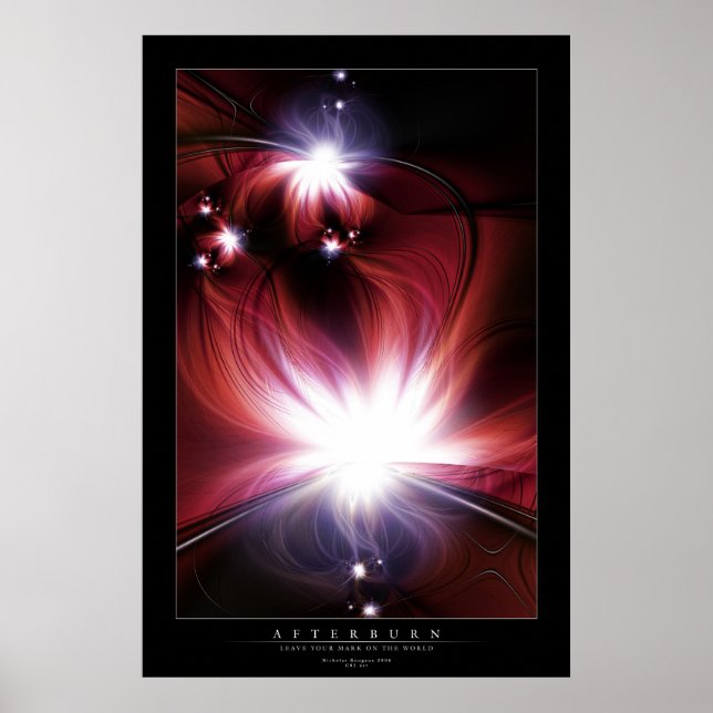 Efterbrännkammare Poster (Framsidan)
