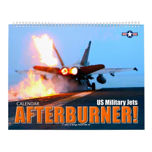 EFTERBURNER! - USA:s militära Jet Kalender (Omslag)