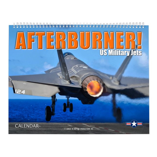 EFTERBURNER! - USA:s militära Jet Kalender (Omslag)