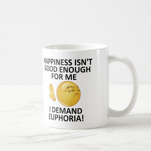 Efterfråga Euphoria Funny Mug eller Resemugg Kaffemugg (Höger)