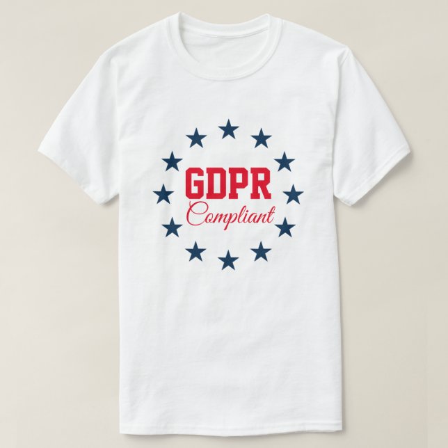 Eftergiven GDPR T Shirt (Design framsida)