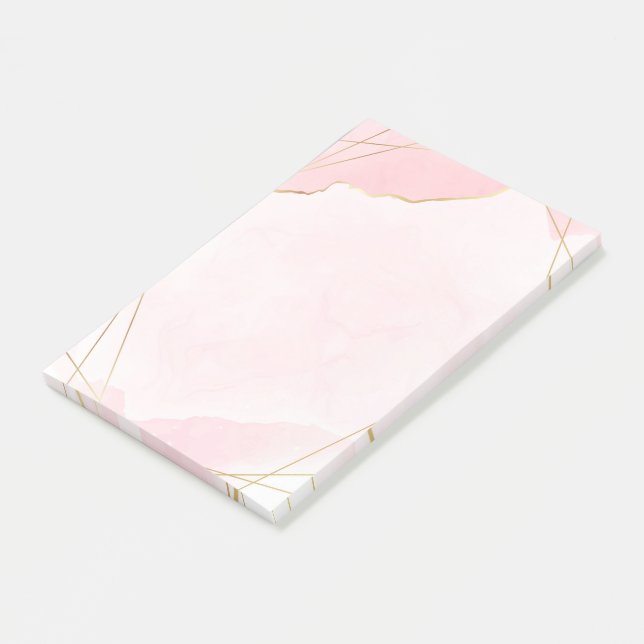 Efterhandsanteckningar för vattenfärg post-it block (Vinklad)