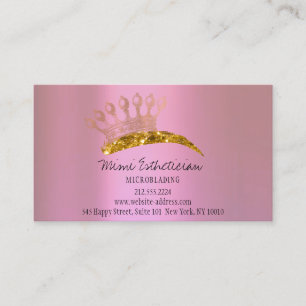 Efterhandsinstruktion Eyebrow Krona Ro Guld Visitkort