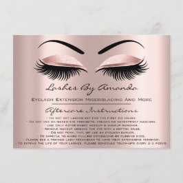 Efterhandsinstruktioner: Bash Ro Brows Makeup Inbjudningar