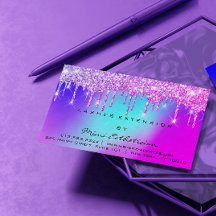 Efterhandsinstruktioner blinkar Rosa Drips Hologra