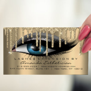 Efterhandsinstruktioner Eyelash Extension VIP Visitkort