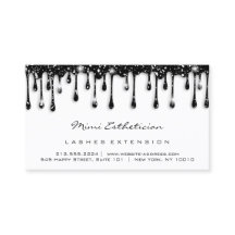 Efterhandsinstruktioner Lash Glitter Black Drips