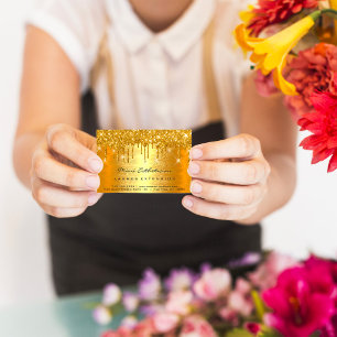 Efterhandsinstruktioner Lash LUX Guld Drips VIP Visitkort