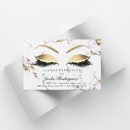 Efterhandsinstruktioner: Lash Marble Golden Öga1 Visitkort